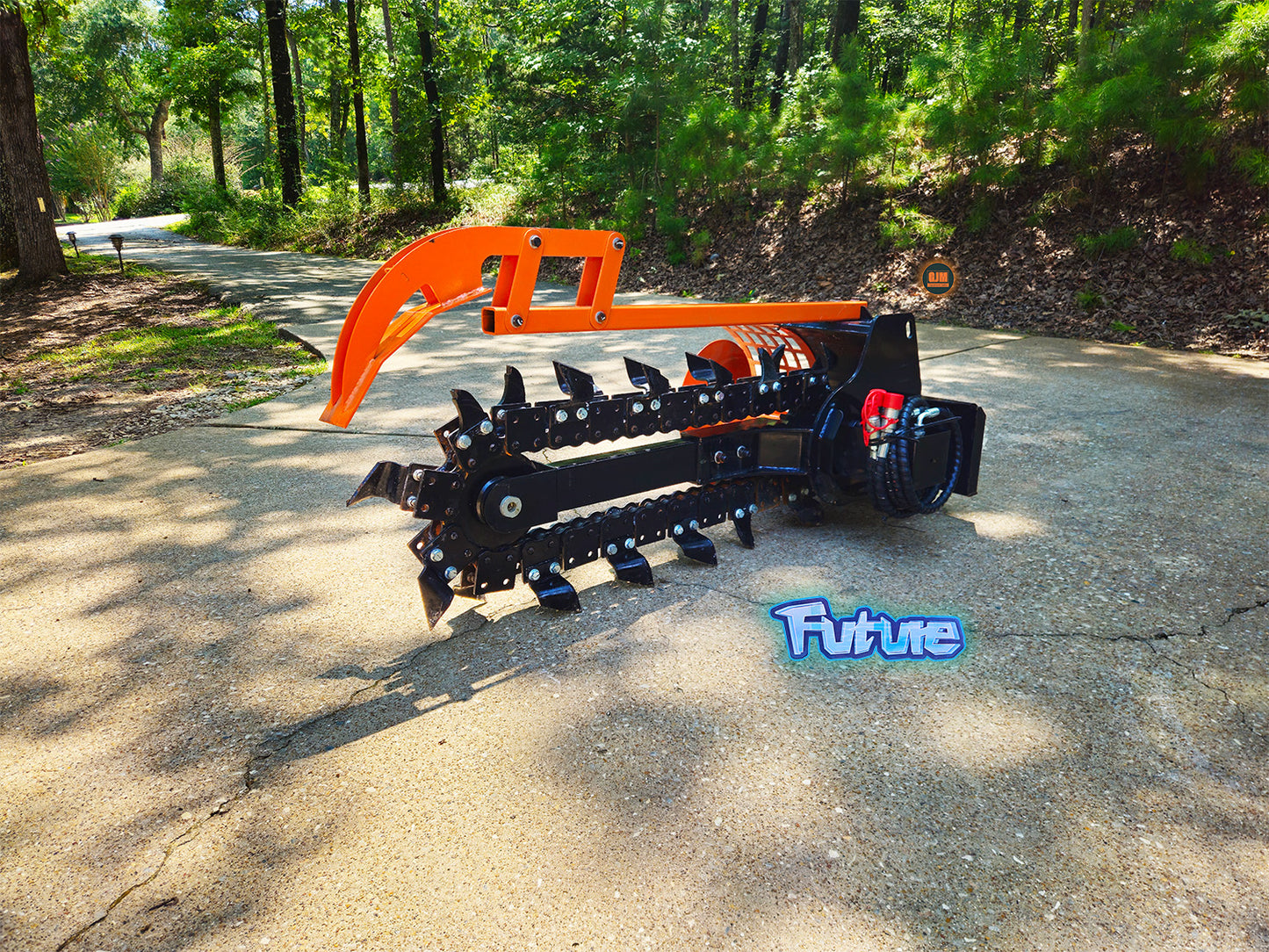 Future FT-X39F Mini Skid Steer Trencher