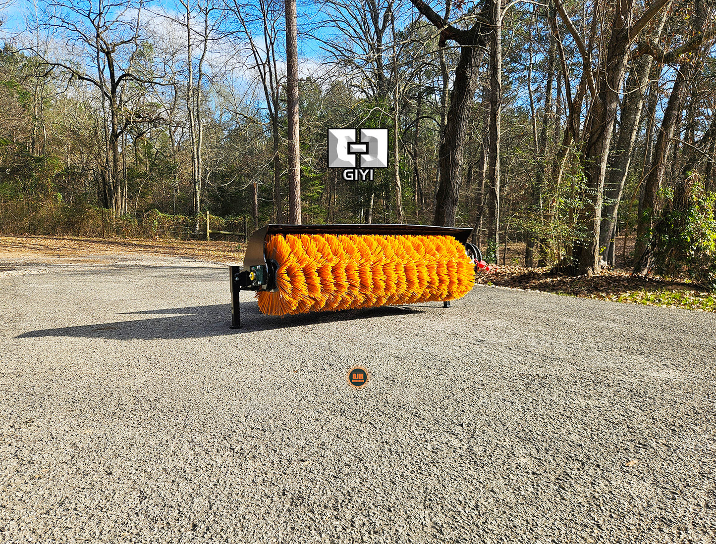 GIYI GY-SE61 61" Skid Steer Angle Sweeper