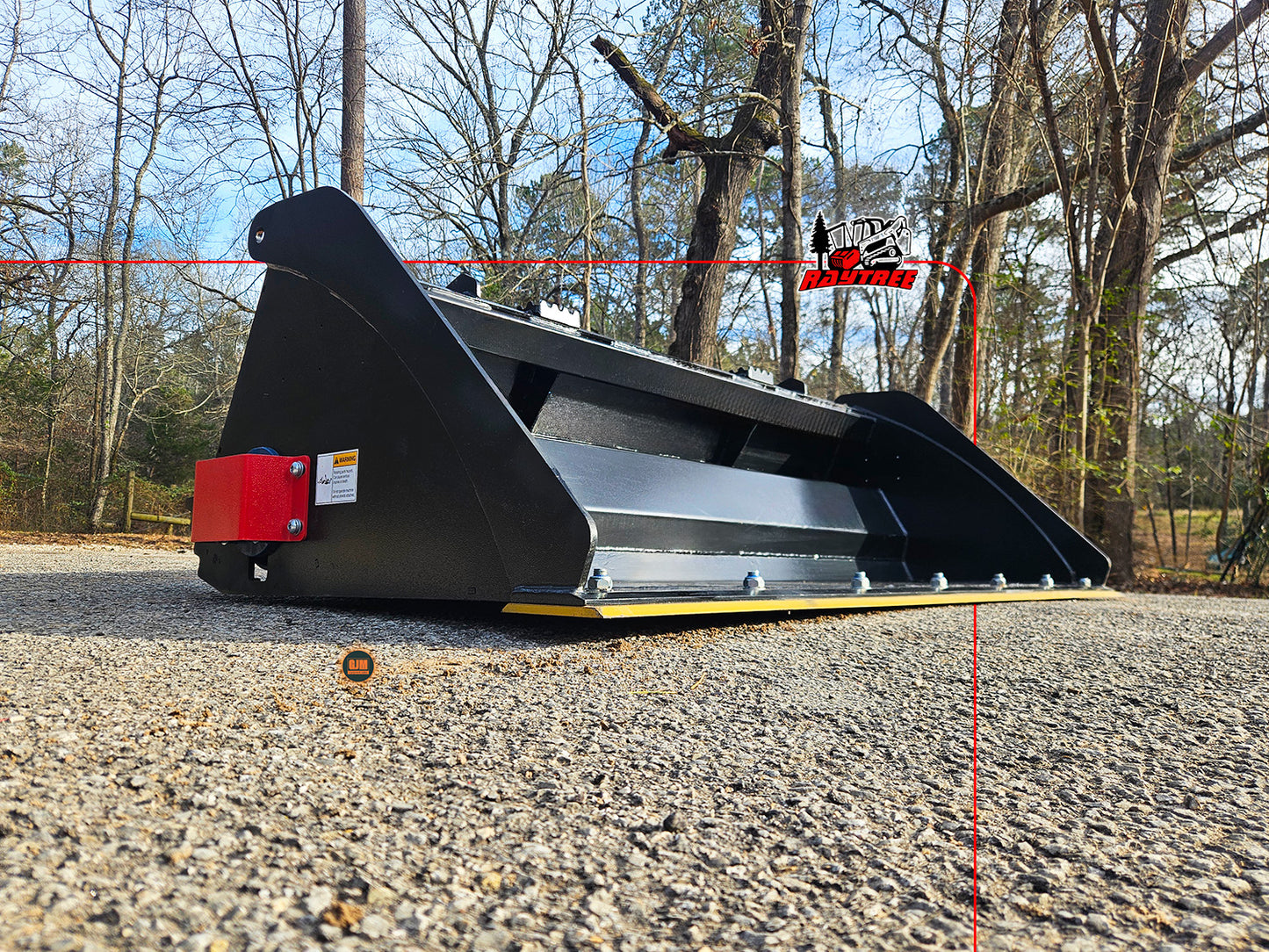 Raytree RMRB72 72" Skid Steer Power Rake Bucket