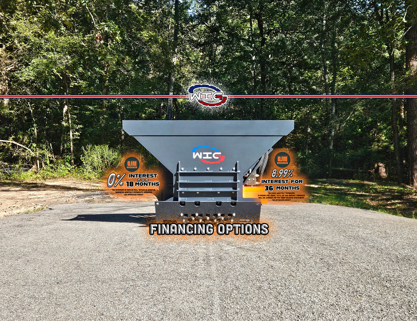 WIG XN-PS01-72 Skid Steer Material Crusher