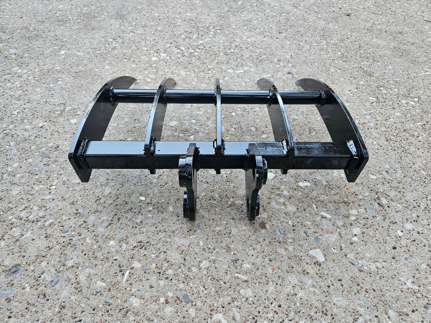 MIVA 1-2 Mini Excavator Rake Attachment