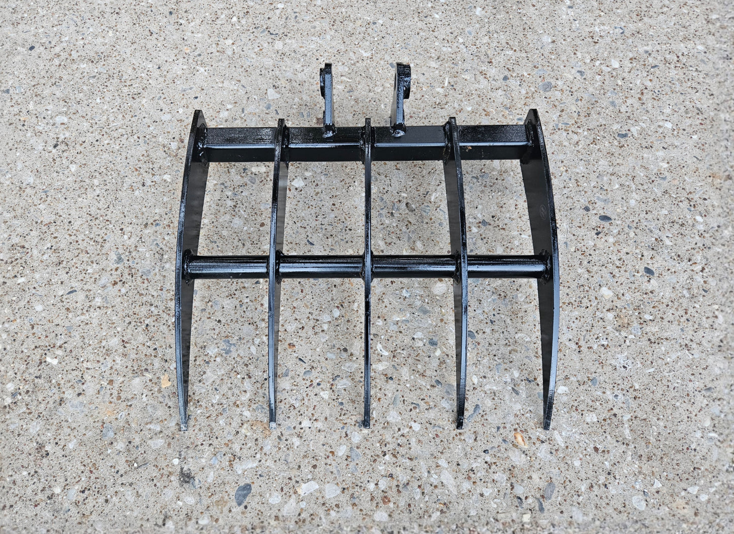 MIVA 1-2 Mini Excavator Rake Attachment