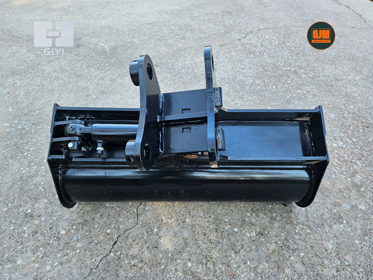 GIYI 32" Hydraulic Tilt Bucket for 3 Ton Mini Excavators