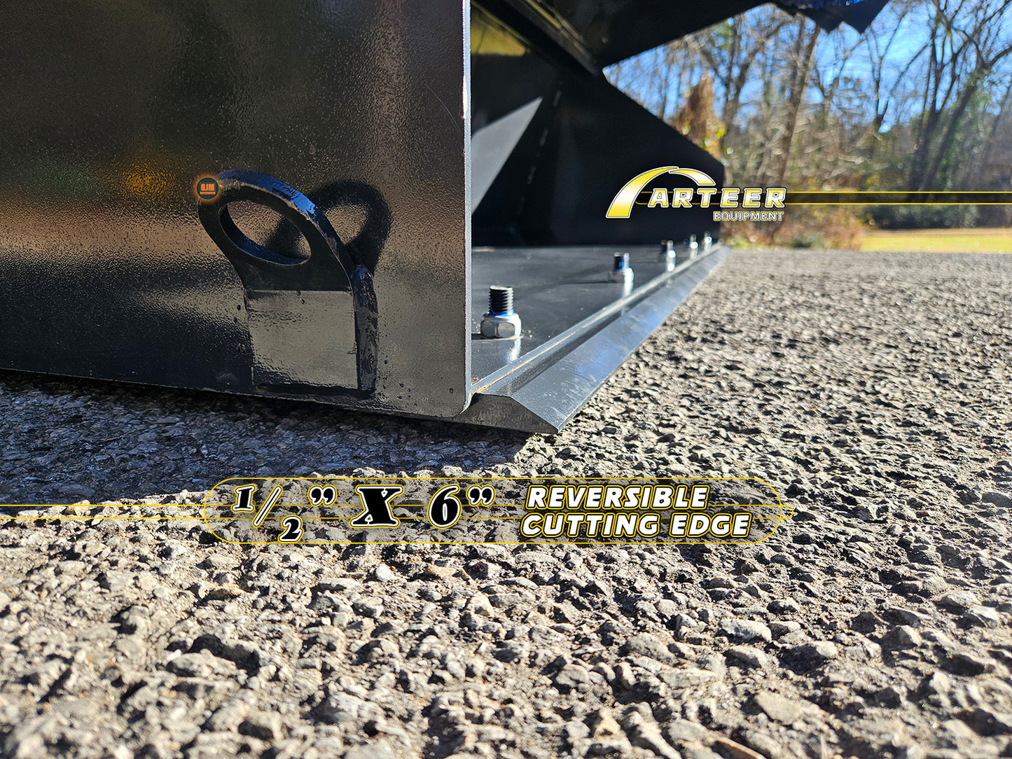 Arteer SS-72W 72" Skid Steer Box Broom Sweeper