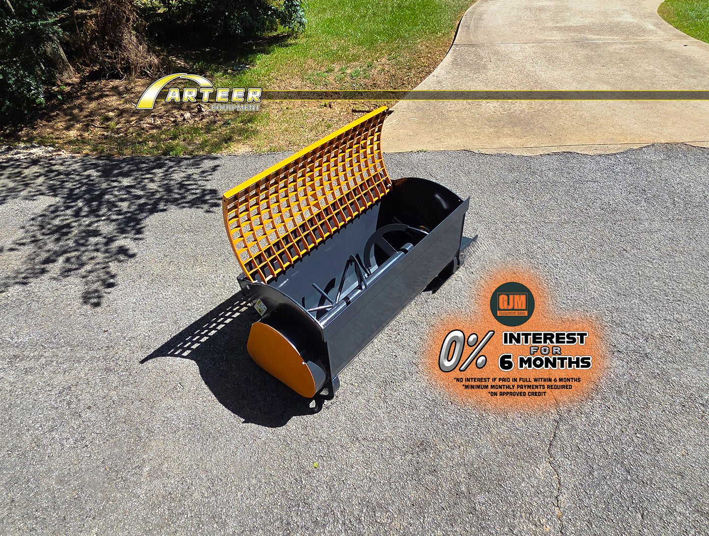 Arteer CM-300V Skid Steer 1/2 YD Concrete Mixer