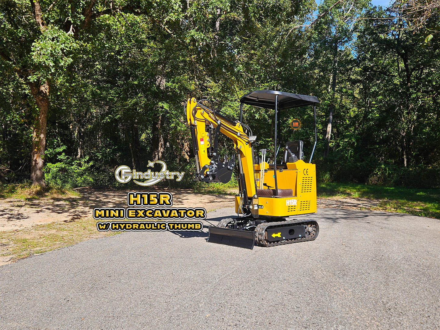 CFG H15R Mini Excavator w/Hydraulic Thumb