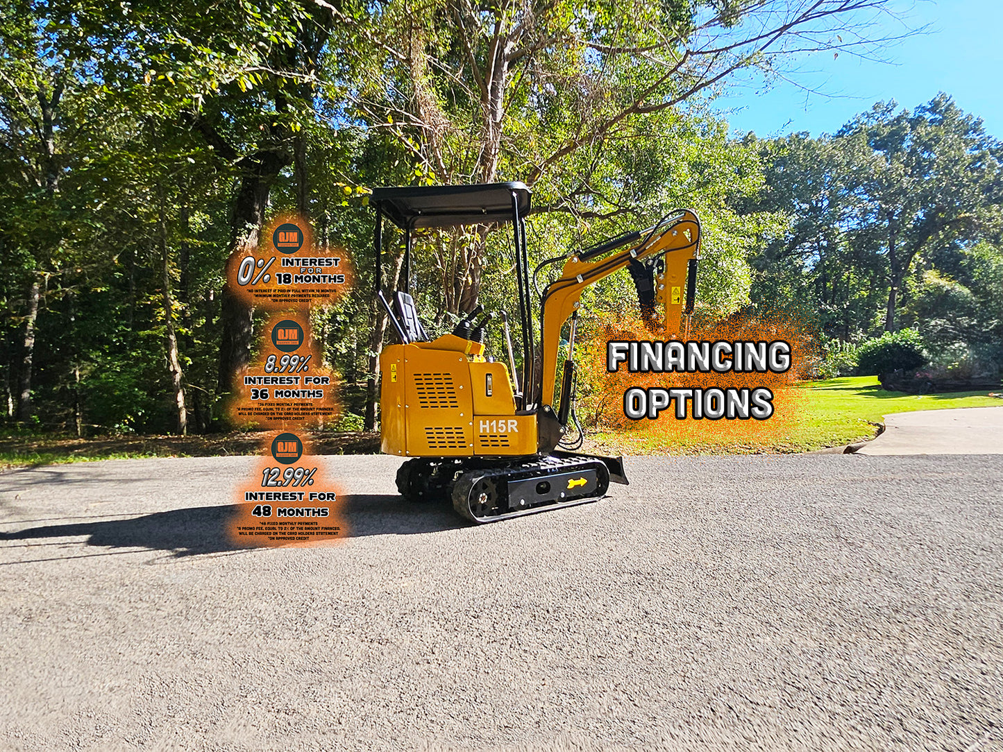 CFG H15R Mini Excavator w/Hydraulic Thumb