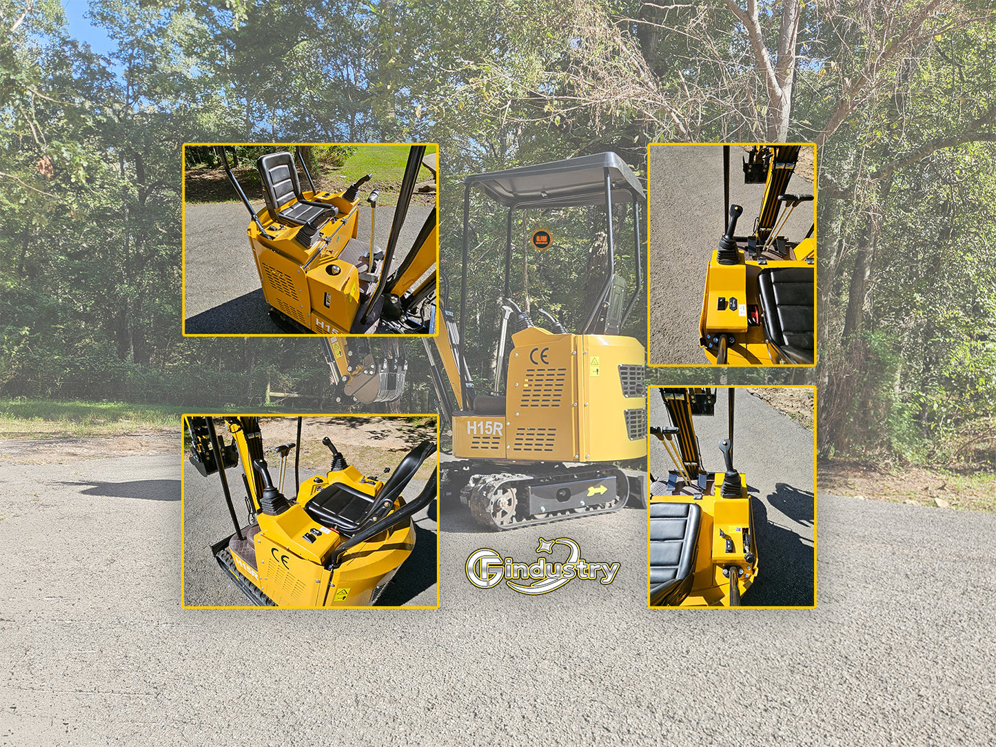 CFG H15R Mini Excavator w/Hydraulic Thumb