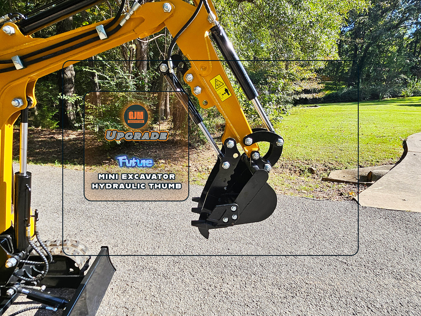 CFG H15R Mini Excavator w/Hydraulic Thumb