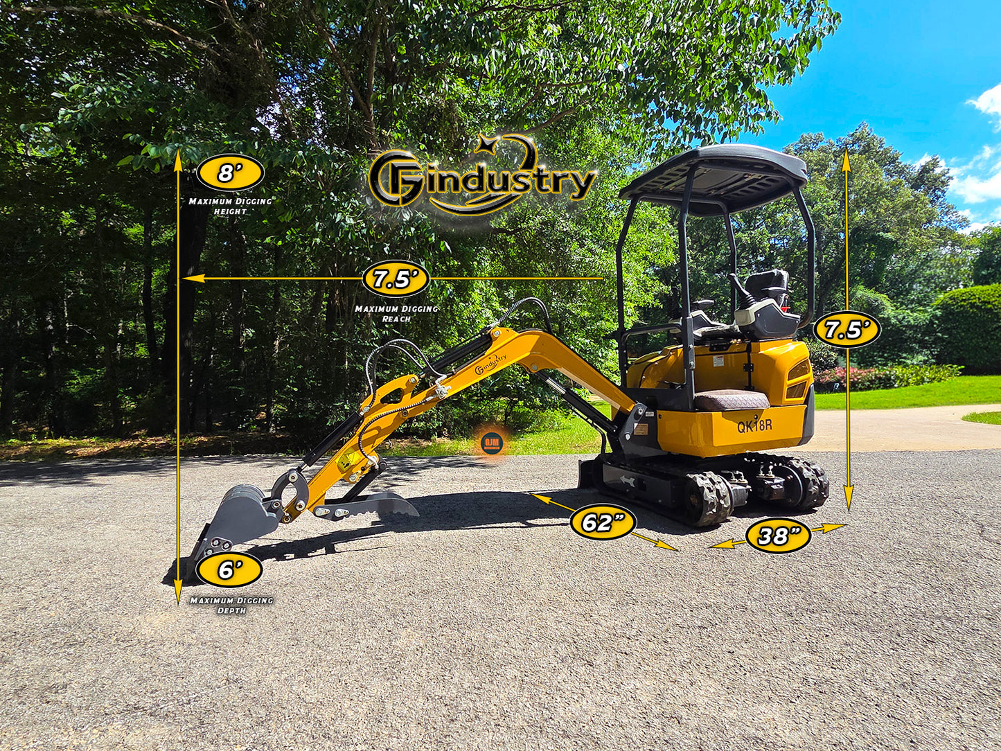 CFG QK18R Mini Excavator