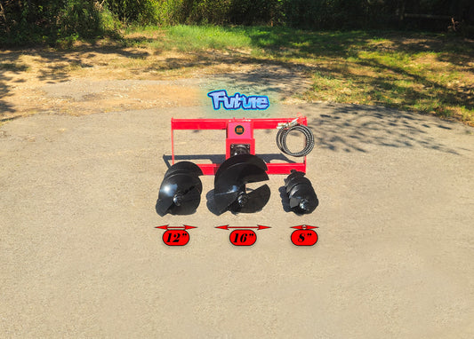 Future 3pc Skid Steer Auger Set