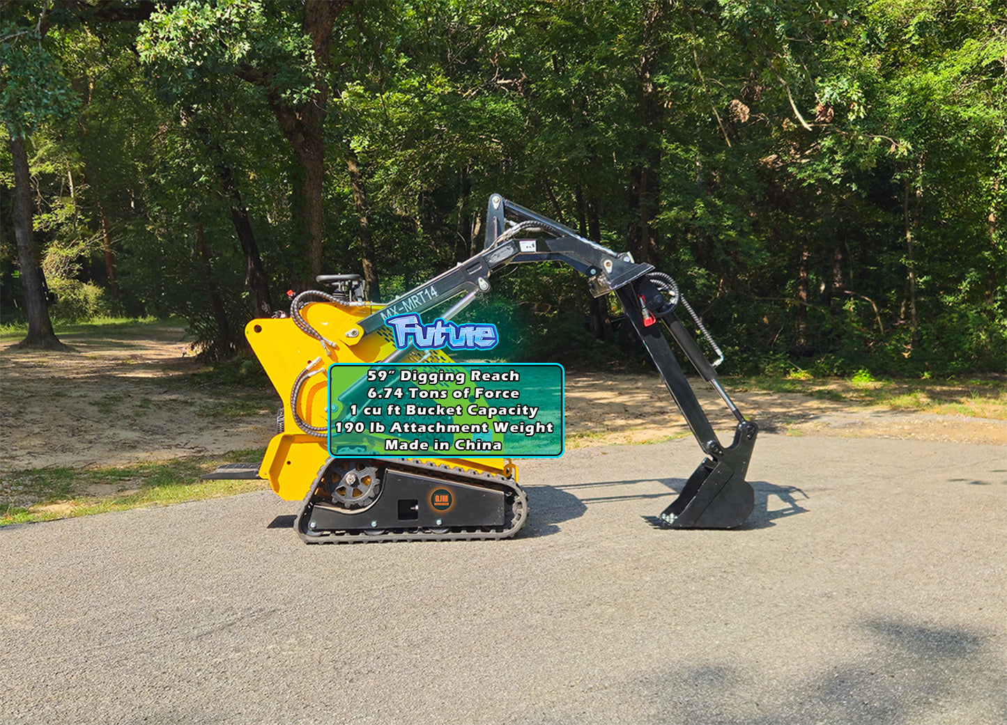 Future FT-ZWB Hydraulic Backhoe Arm for Mini Skid Steers