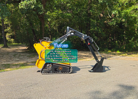 Future FT-ZWB Hydraulic Backhoe Arm for Mini Skid Steers