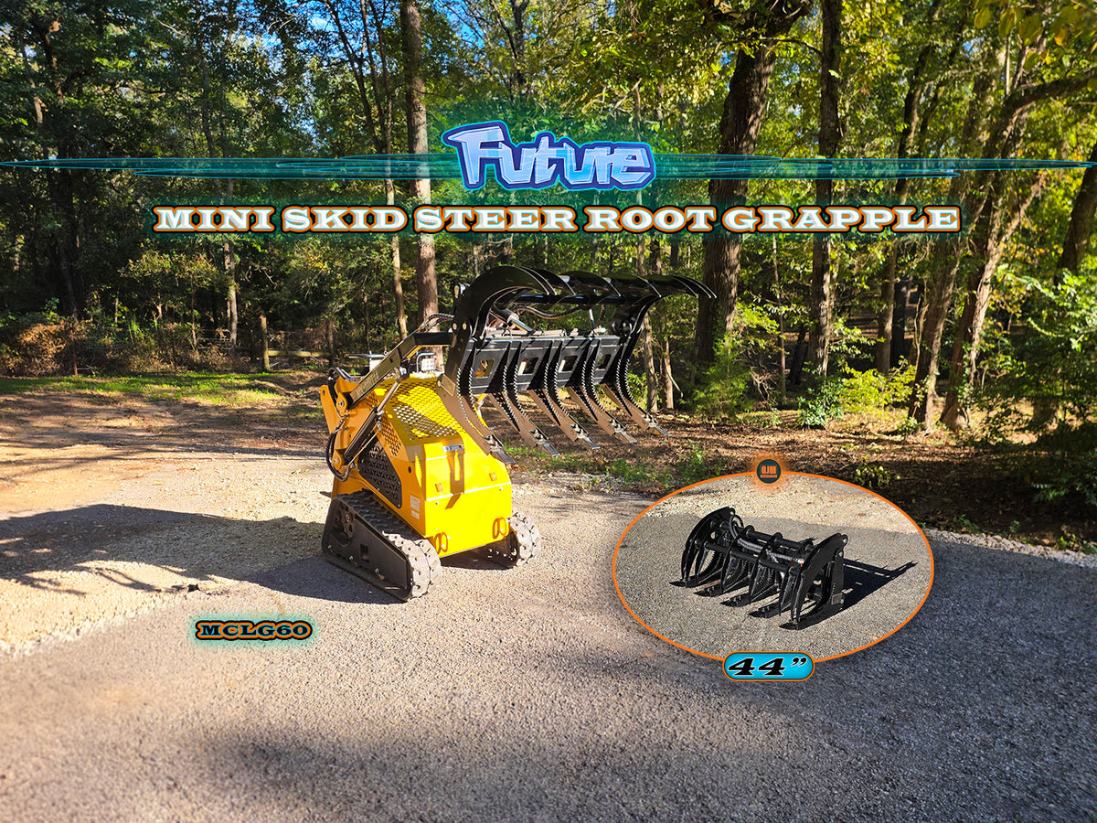 Future MCLG60 44" Mini Skid Steer Root Grapple