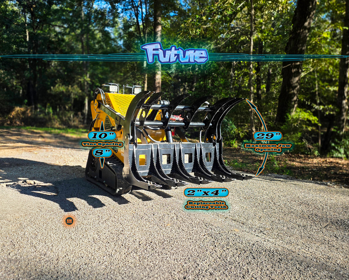 Future MCLG60 44" Mini Skid Steer Root Grapple