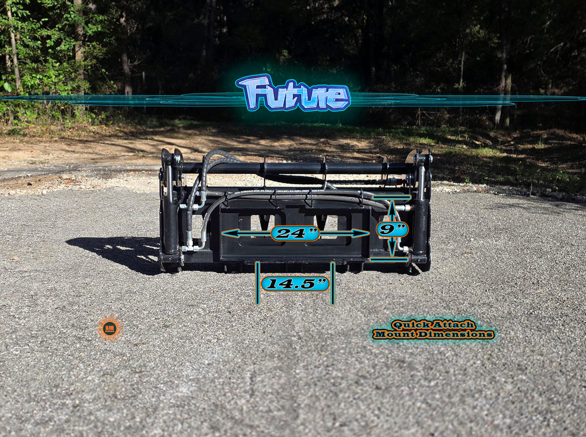 Future MCLG60 44" Mini Skid Steer Root Grapple