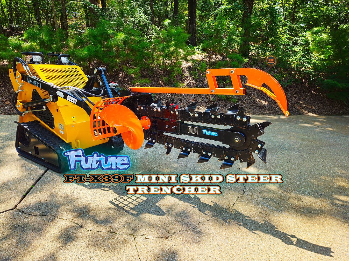 Future FT-X39F Mini Skid Steer Trencher
