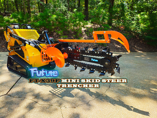 Future FT-X39F Mini Skid Steer Trencher