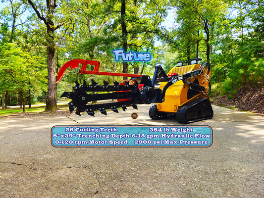 Future FT-X39F Mini Skid Steer Trencher