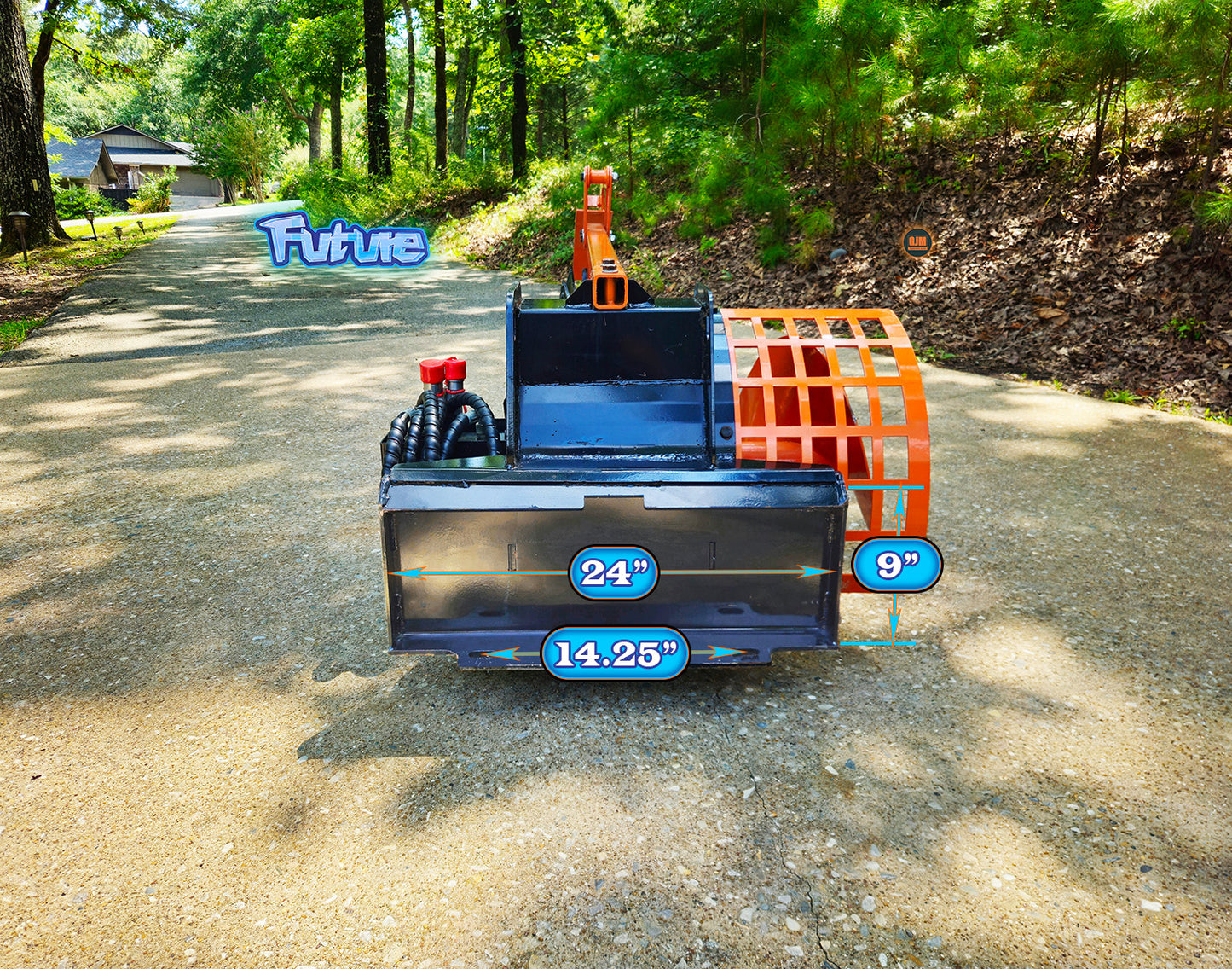 Future FT-X39F Mini Skid Steer Trencher