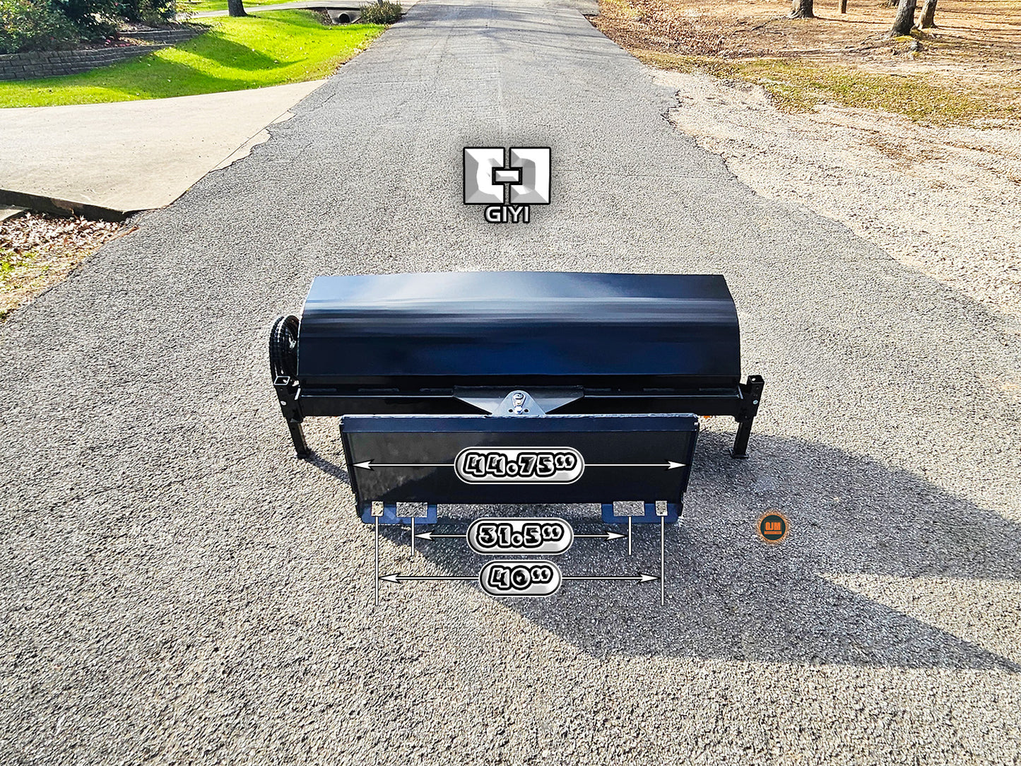 GIYI GY-SE61 61" Skid Steer Angle Sweeper