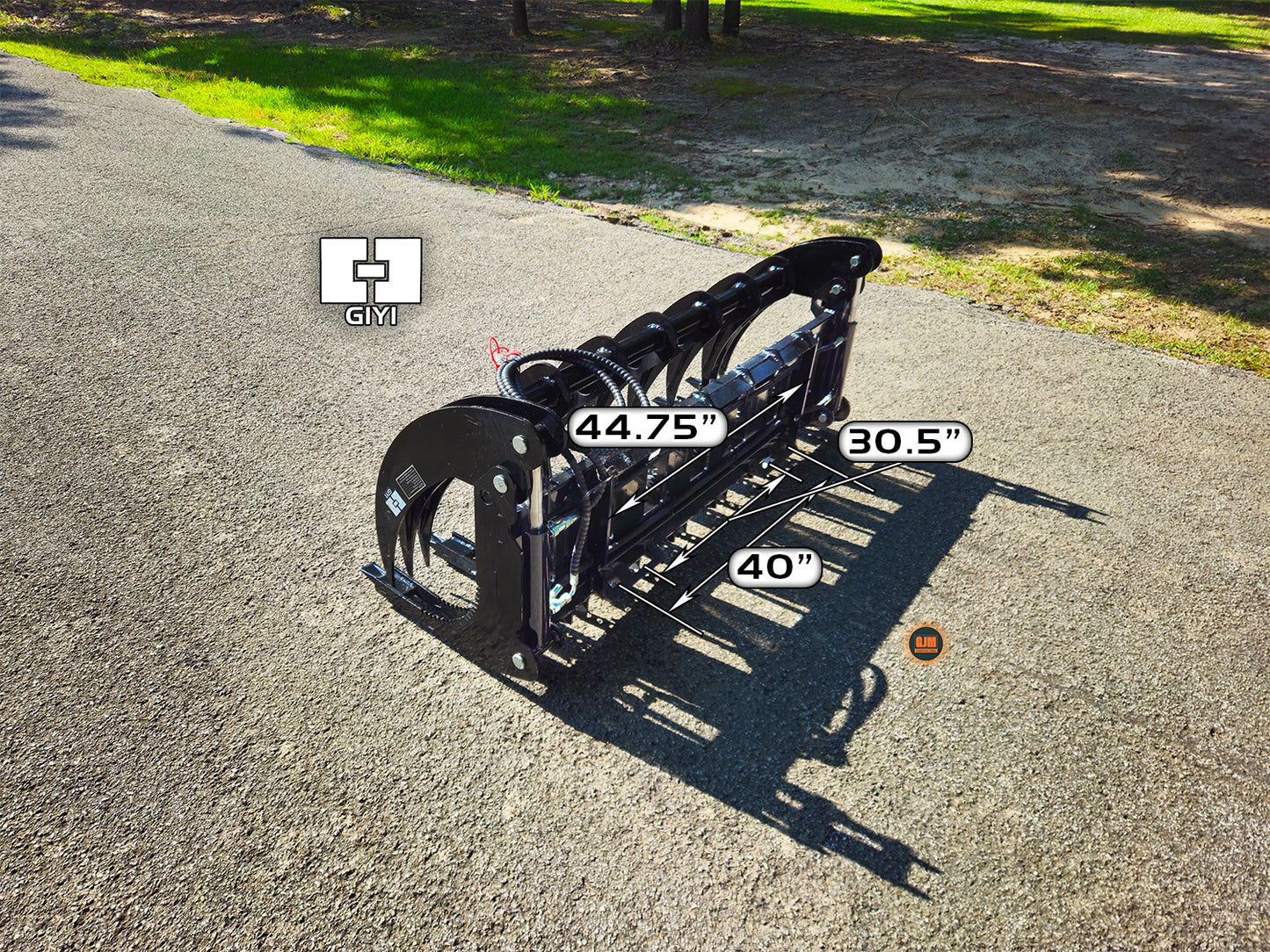 GIYI GY-CLG72C 72" Skid Steer Root Grapple
