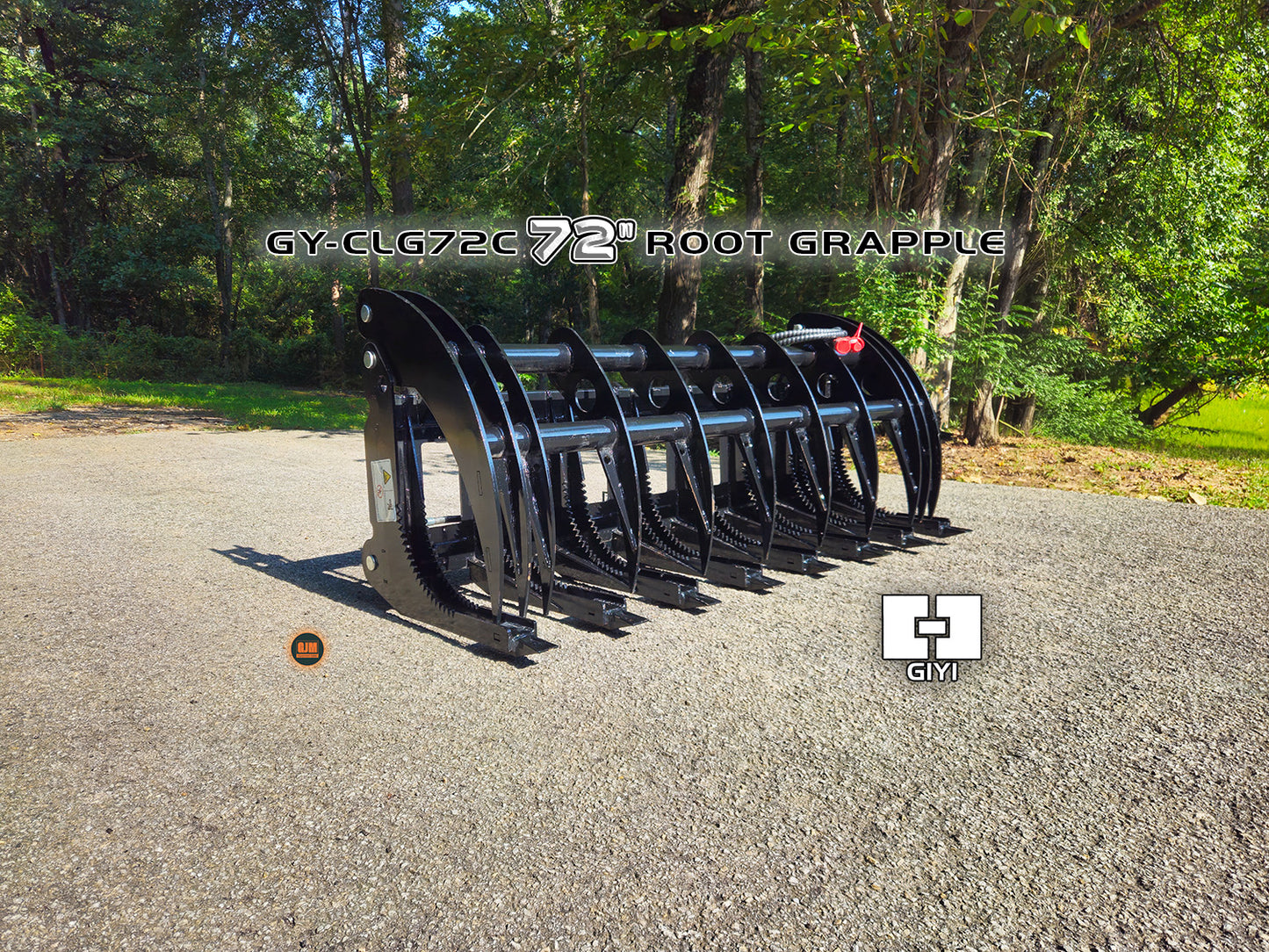 GIYI GY-CLG72C 72" Skid Steer Root Grapple