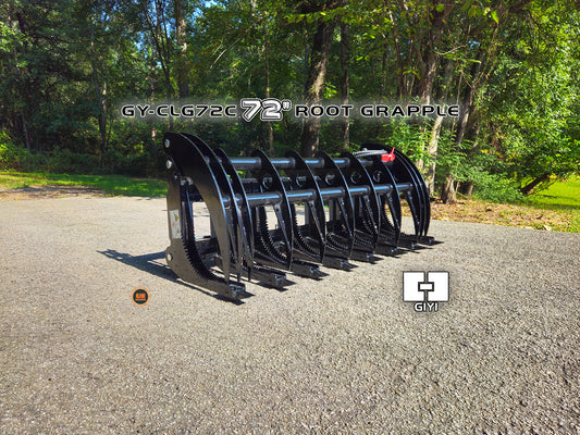 GIYI GY-CLG72C 72" Skid Steer Root Grapple
