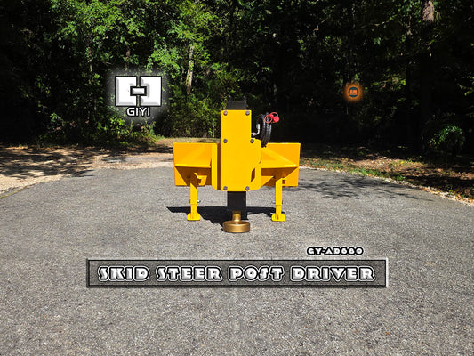 GIYI GY-AD680 Skid Steer Post Driver