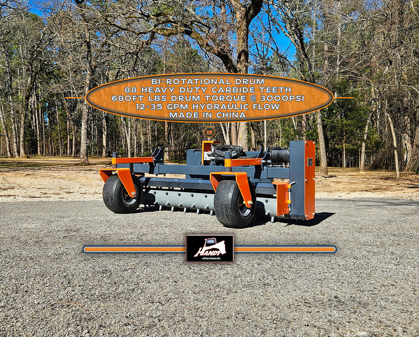 Handy HSNC78 78" Skid Steer Soil Conditioner