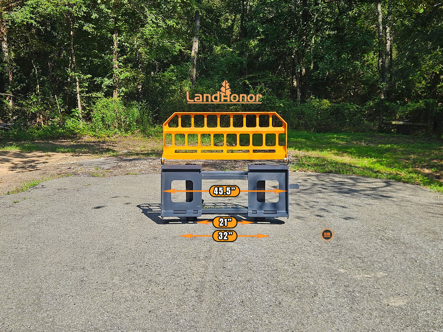 LandHonor PF-11-3500G 42" 4000lb Capacity Skid Steer Pallet Forks