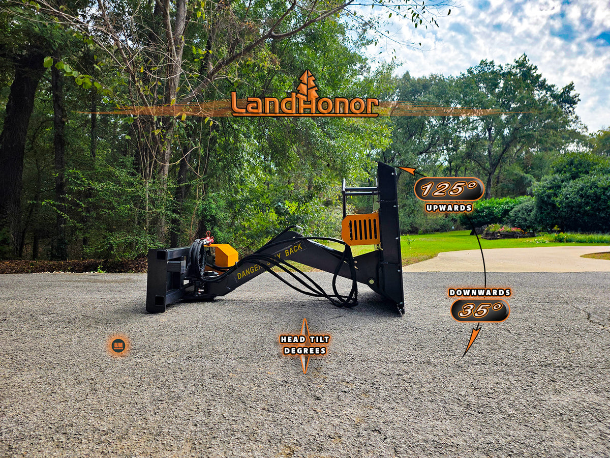 LandHonor ABC-13-125A 42" Skid Steer Articulating Brush Cutter
