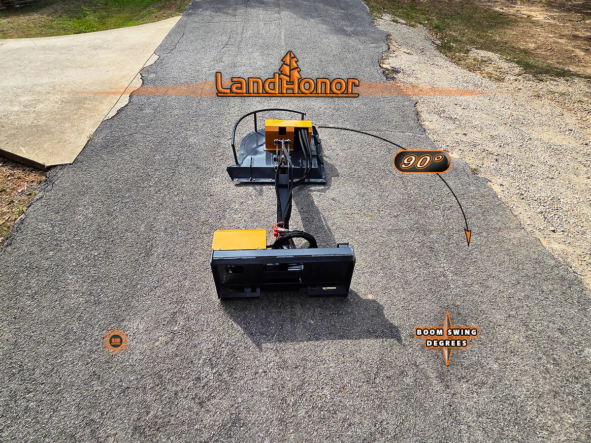 LandHonor ABC-13-125A 42" Skid Steer Articulating Brush Cutter