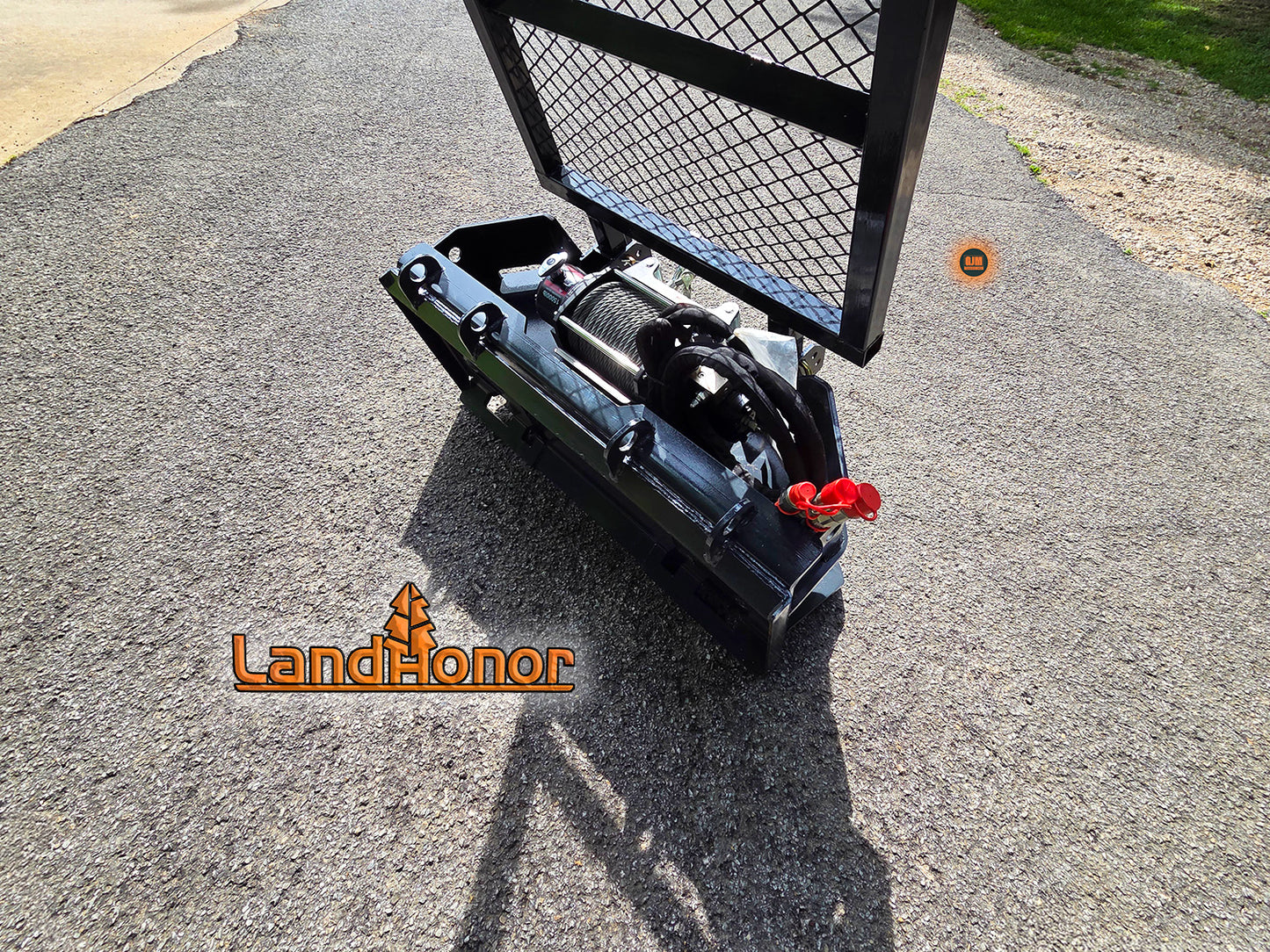 LandHonor FW-13-15000G 15,000 lb Capacity Skid Steer Hydraulic Logging Winch