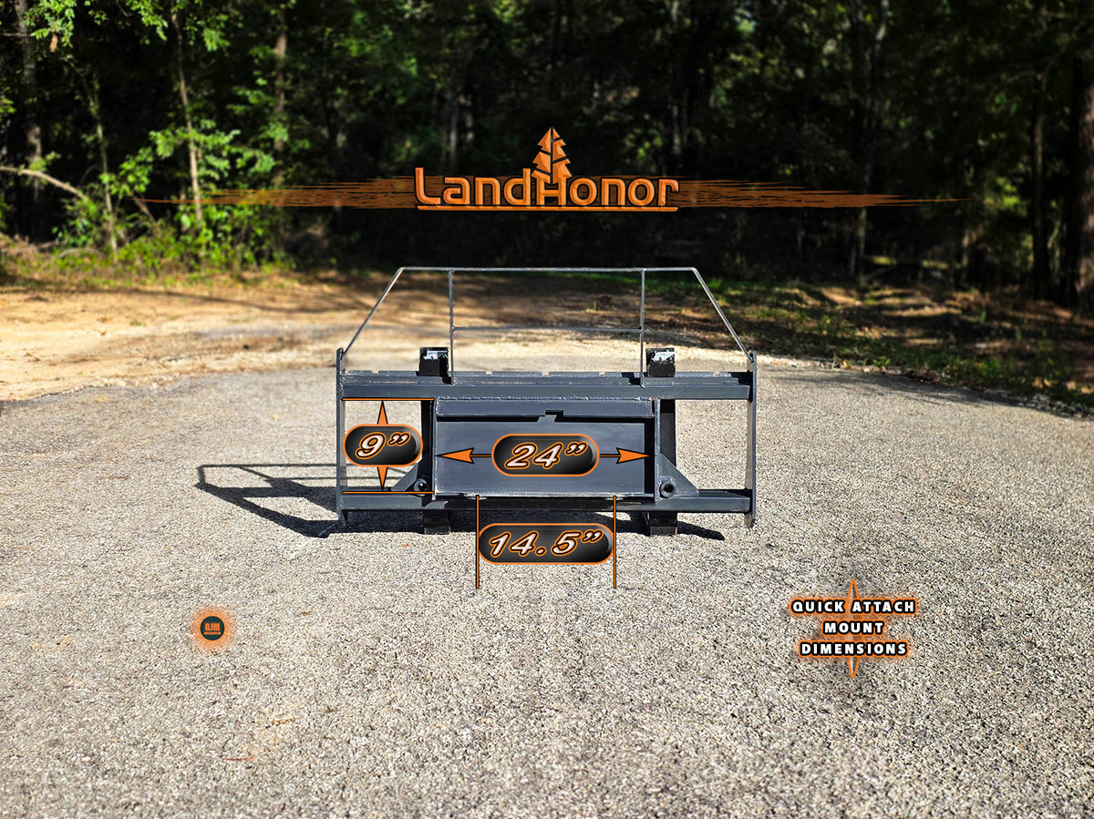 LandHonor MPF-11-2000G 38" Mini Skid Steer Pallet Forks