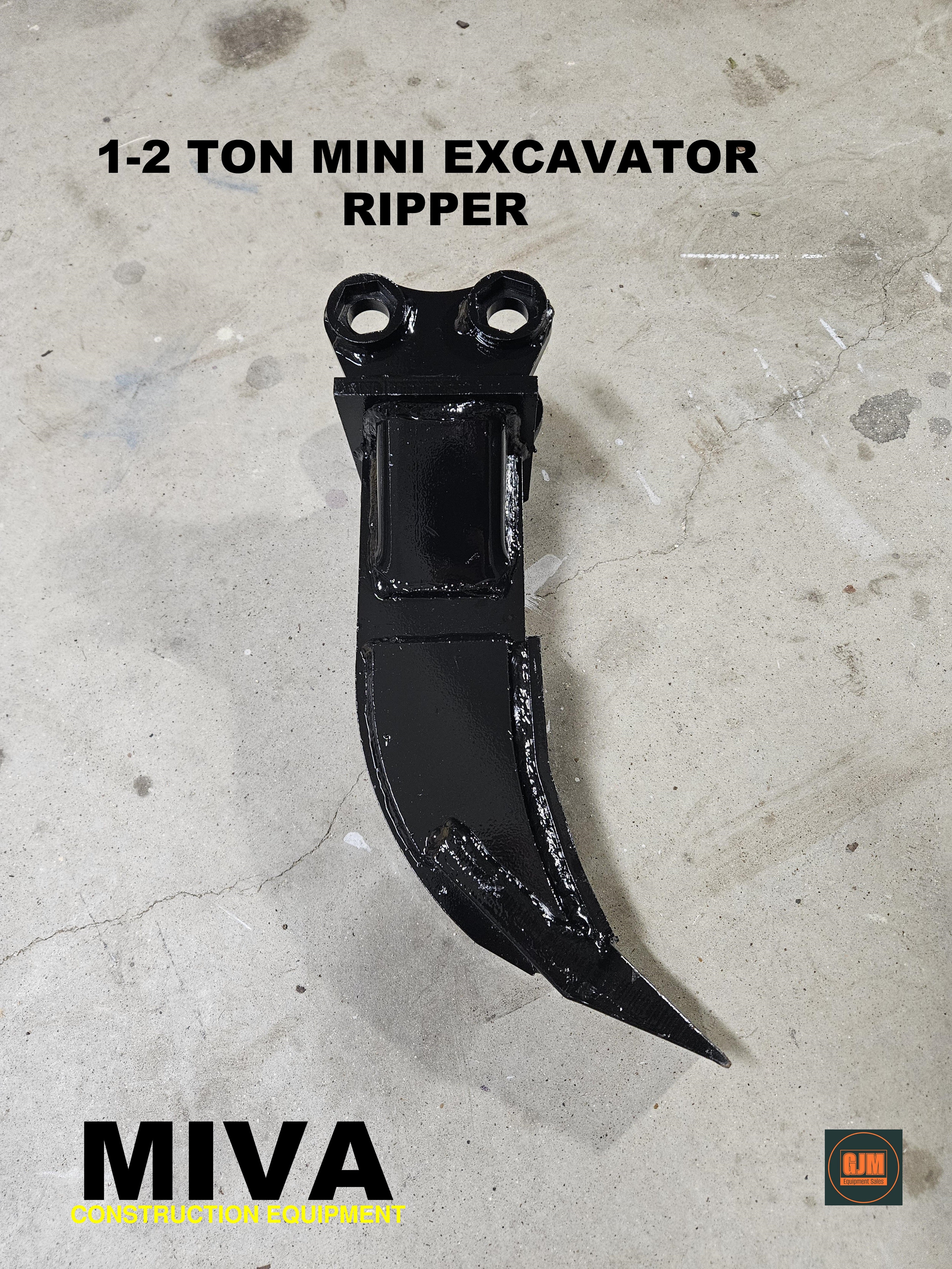 MIVA Ripper Attachment for 1-2 Ton Mini Excavators – GJM Equipment Sales