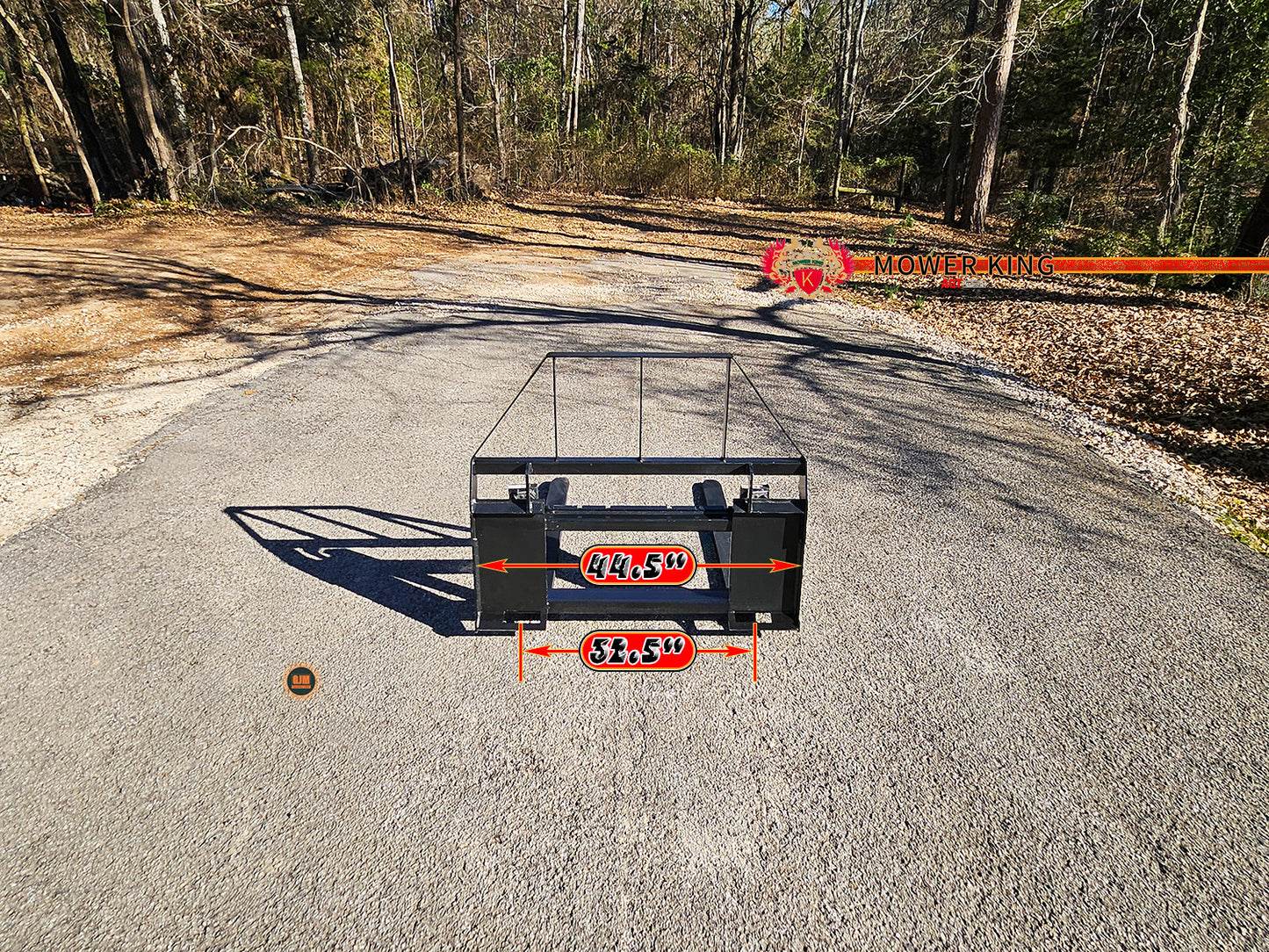 Mower King/AGT SA Adjustable 48" 4000 lb Capacity Skid Steer Pallet Forks