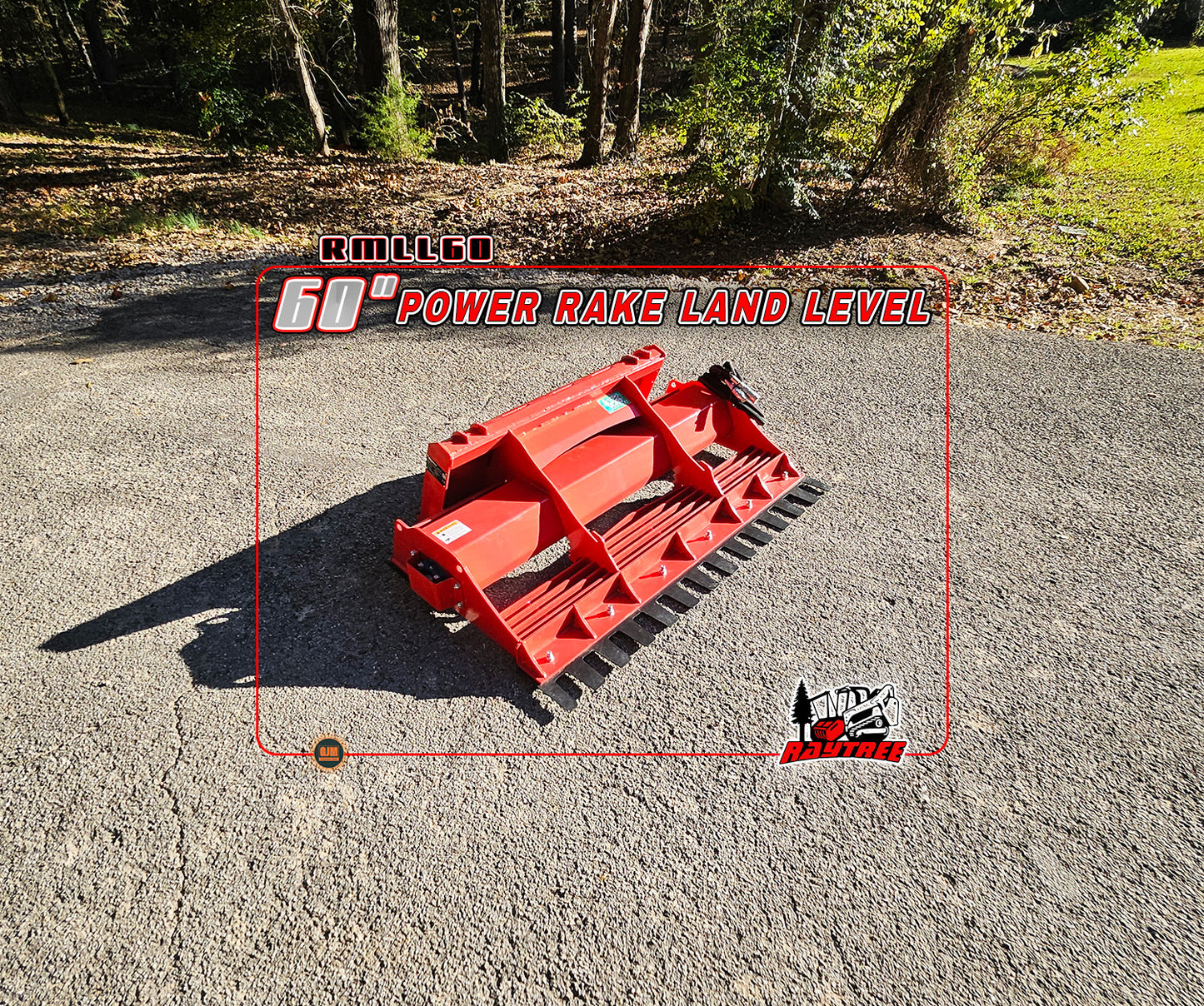 Raytree RMLL60 Skid Steer Power Rake Land Level
