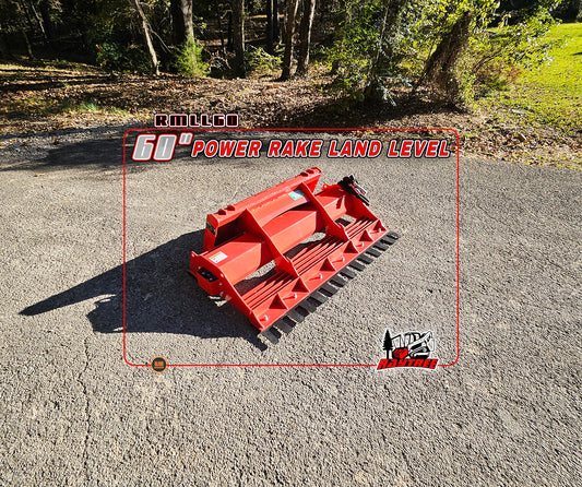 Raytree RMLL60 Skid Steer Power Rake Land Level