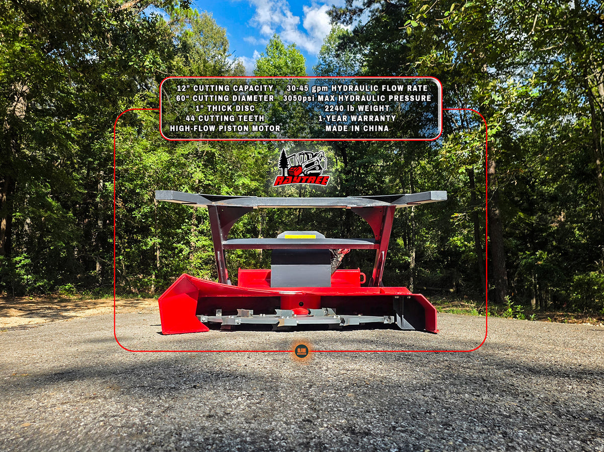 Raytree RMDM70 70" Skid Steer Disc Mulcher