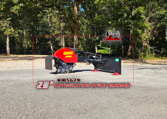 Raytree RMSG29 Skid Steer Articulating Stump Grinder