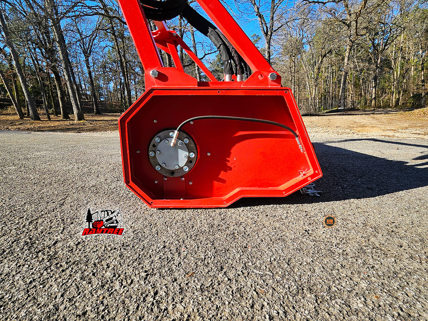 Raytree RMBD72 72" Skid Steer Hi-Flow Drum Mulcher