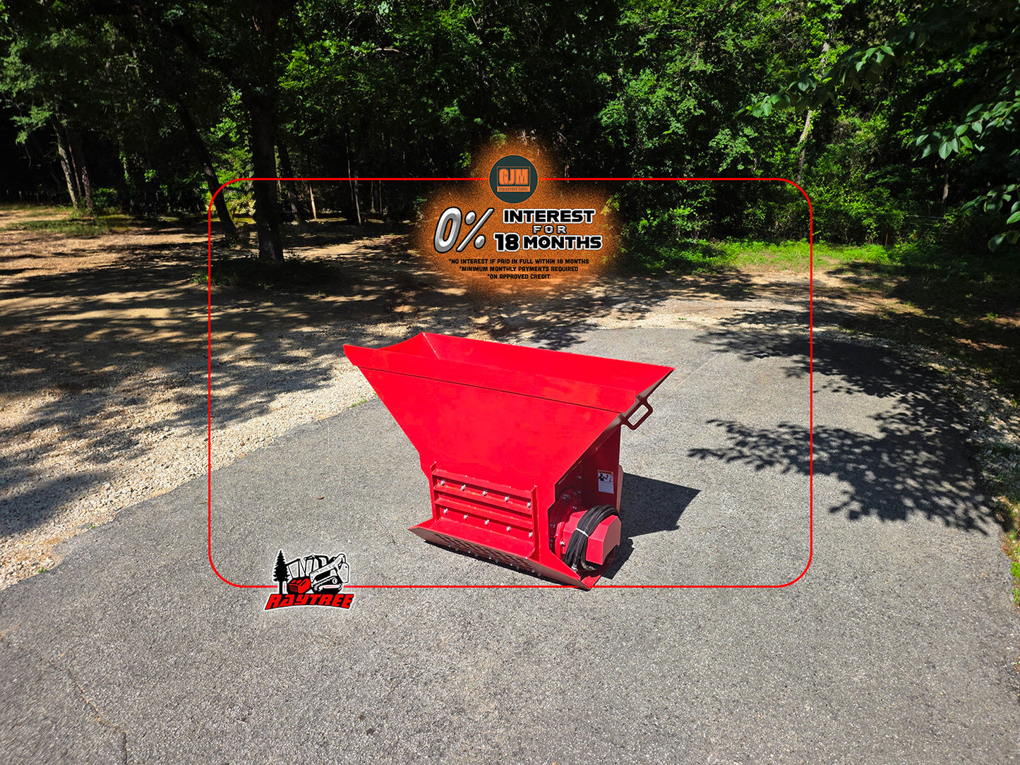 Raytree RMBC72 72" Skid Steer Block Crusher