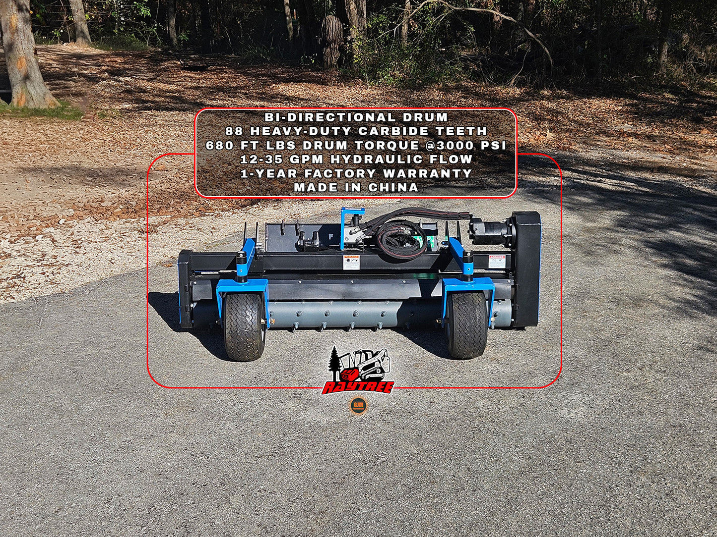 Raytree RMSC78 78" Skid Steer Soil Conditioner