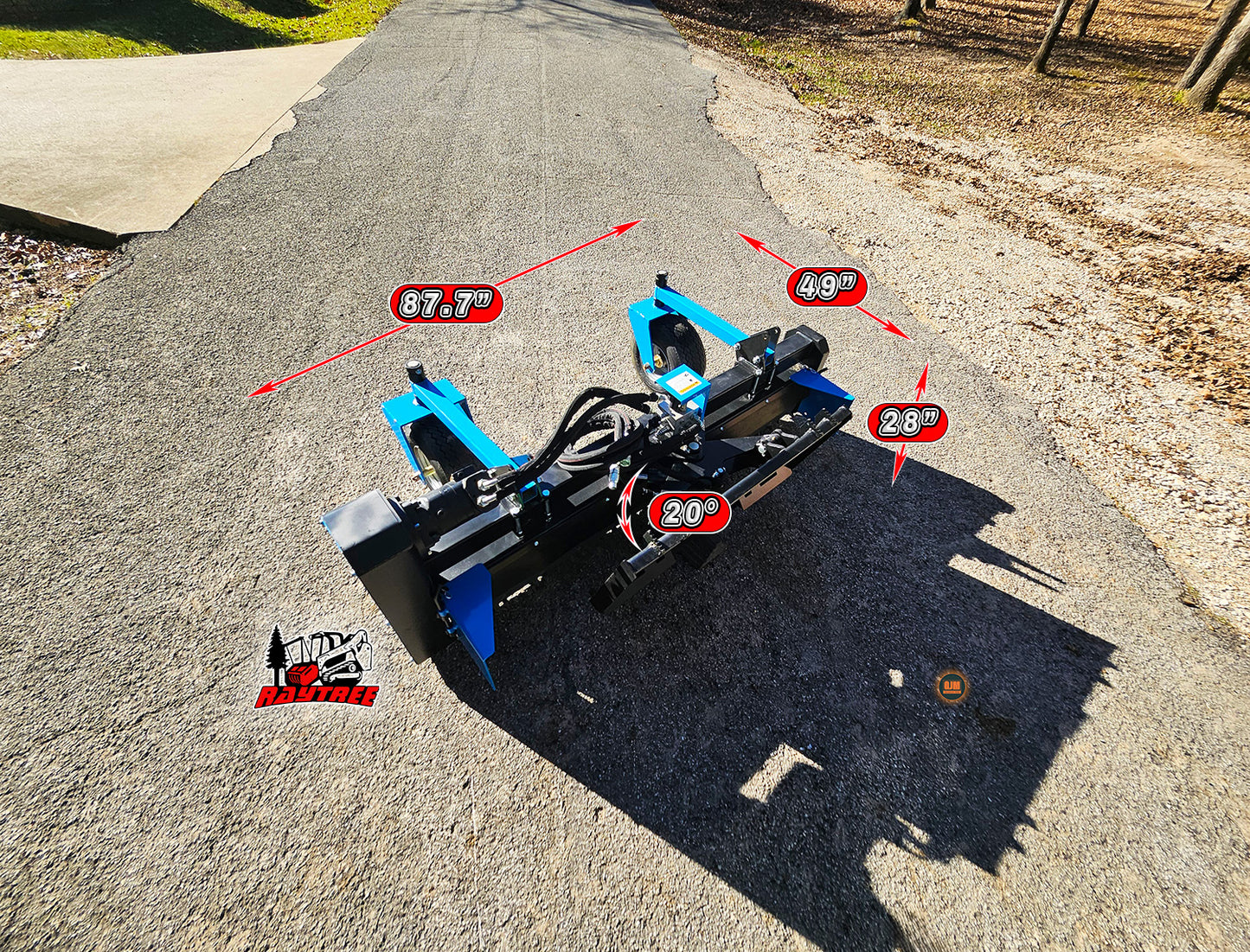 Raytree RMSC78 78" Skid Steer Soil Conditioner