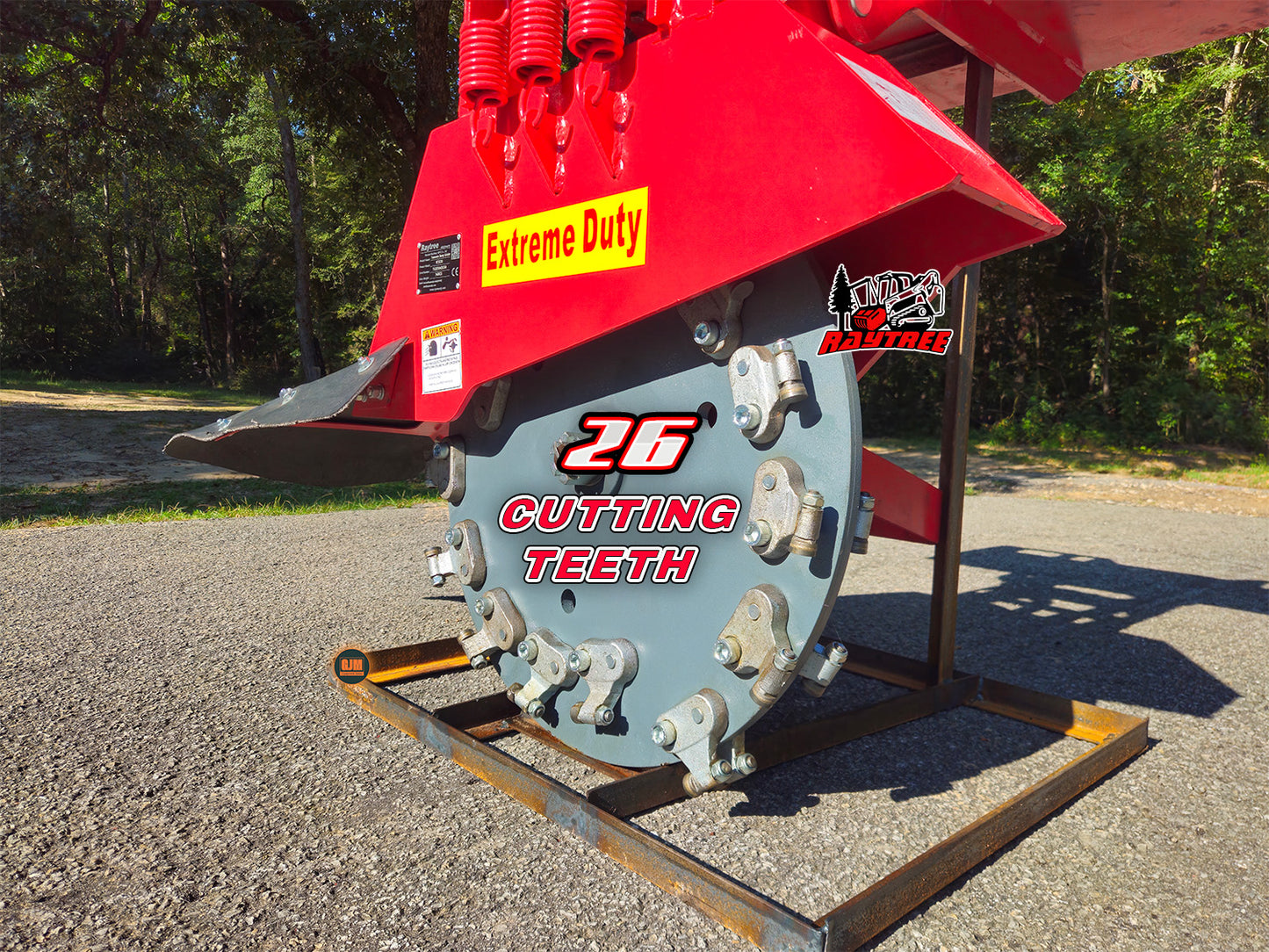 Raytree RTSG30 31" Extreme Duty Transverse Stump Grinder for Skid Steers