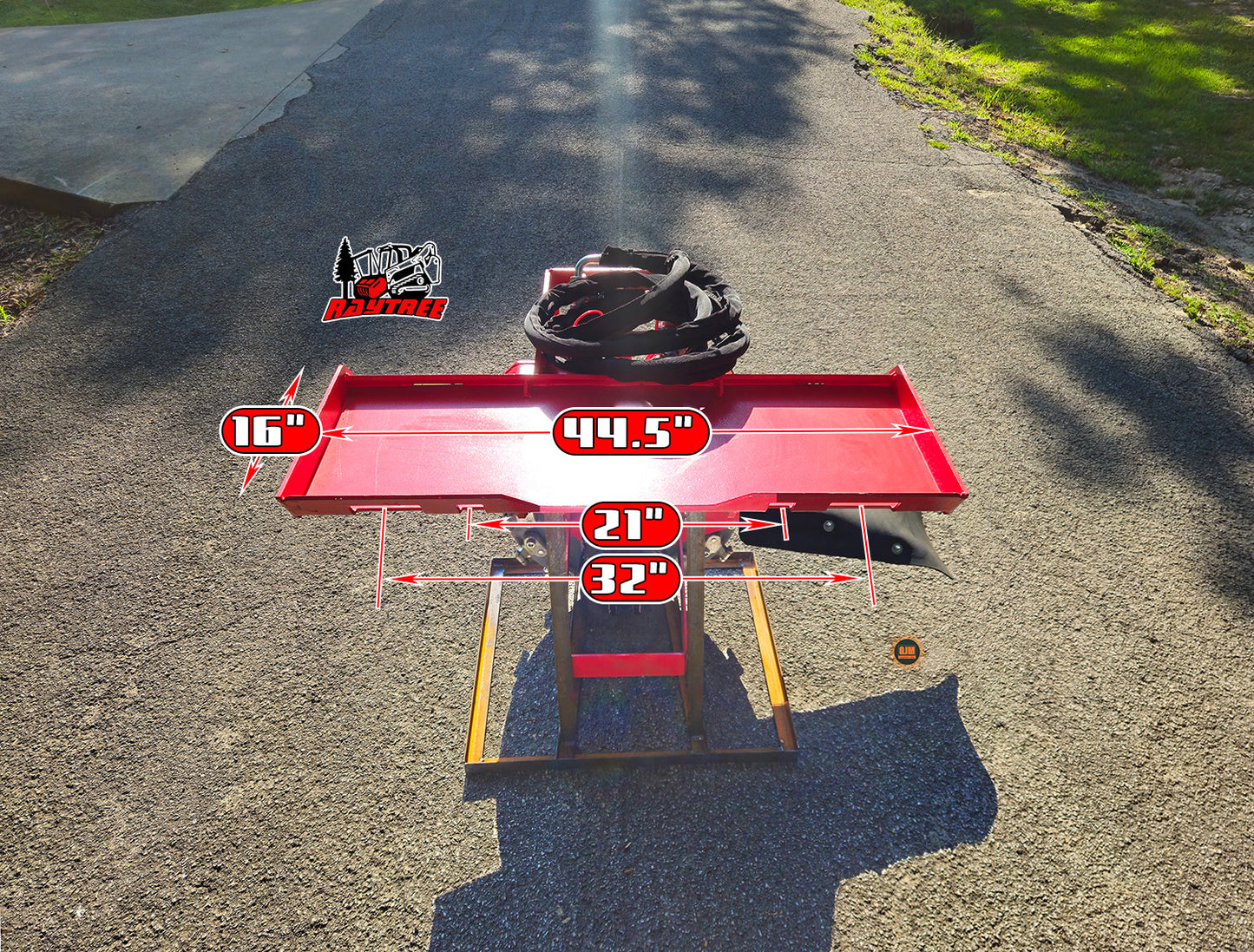 Raytree RTSG30 31" Extreme Duty Transverse Stump Grinder for Skid Steers