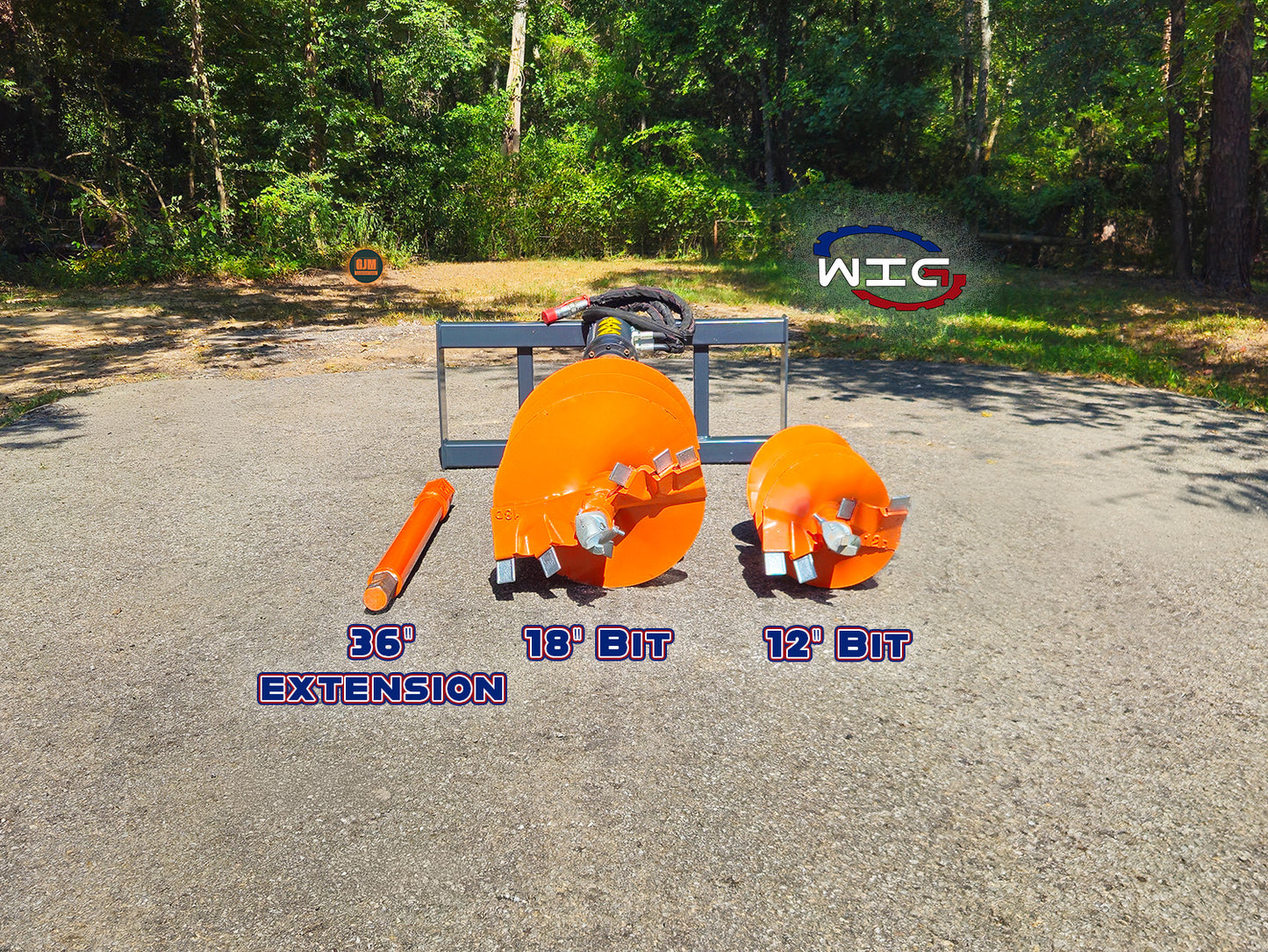 WIG XN-LXZ01-18 Skid Steer Auger Set