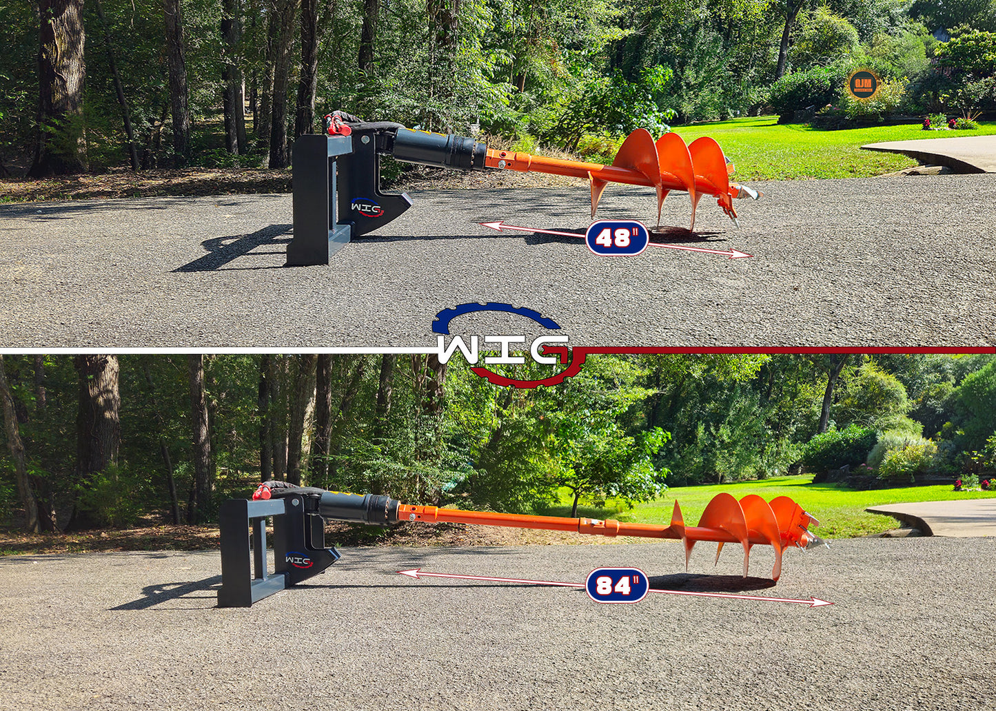 WIG XN-LXZ01-18 Skid Steer Auger Set