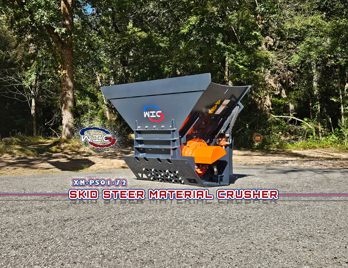 WIG XN-PS01-72 Skid Steer Material Crusher